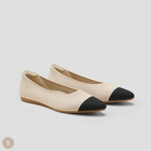 VIVAIA Aria 5° Pointed-Toe Ballerinas Dames Zwart | HXK-9035