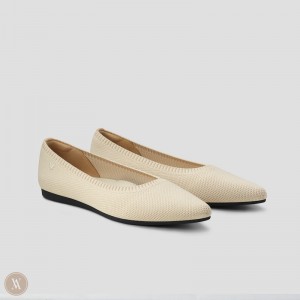 VIVAIA Aria 5° Pointed-Toe Ballerinas Dames Room Wit | CCB-7920