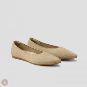 VIVAIA Aria 5° Pointed-Toe Ballerinas Dames Nude Peach | CLF-2714