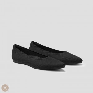 VIVAIA Aria 5° Pointed-Toe Ballerinas Dames Zwart | UTY-2750