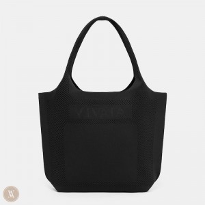 VIVAIA Zahara Tote Tassen Dames Zwart | XCV-8990