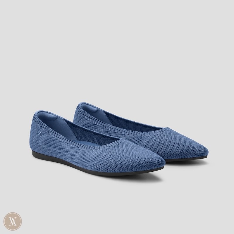 VIVAIA Aria 5° Pointed-Toe Ballerinas Dames Blauw | CER-7850