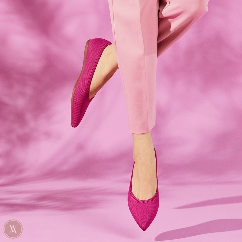 VIVAIA Aria 5° Pointed-Toe Ballerinas Dames Pitaya | AQW-2836