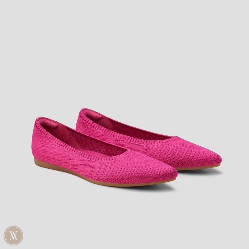 VIVAIA Aria 5° Pointed-Toe Ballerinas Dames Pitaya | AQW-2836