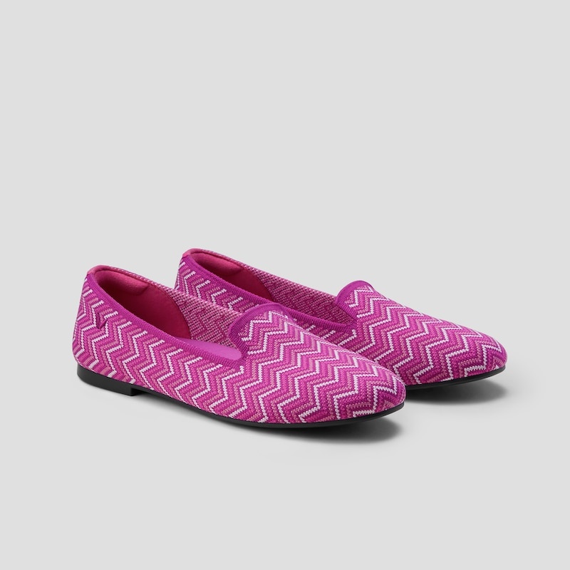 VIVAIA Audrey Round-Toe Woven Knit Loafers Dames Paars Gekleurd | ZRW-5330