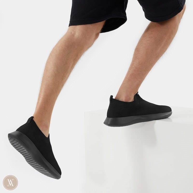 VIVAIA Bernie Waterproof Slip-on Sneakers Heren Zwart | DWY-6770