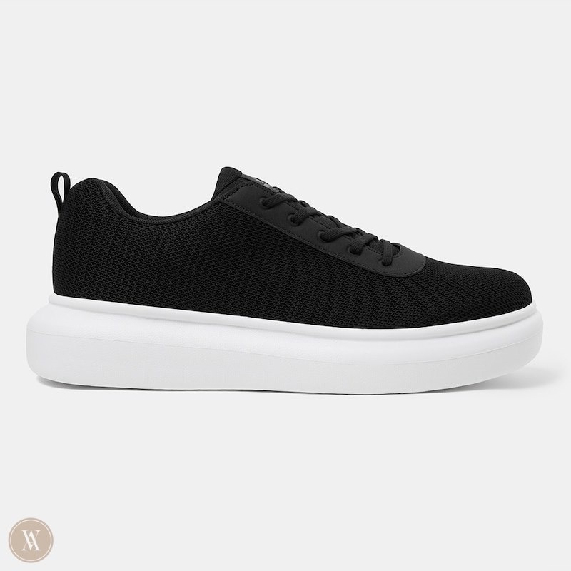 VIVAIA Billy Water-Resistant Sneakers Heren Zwart Wit | MGL-7446