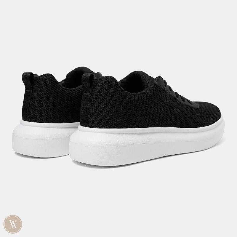 VIVAIA Billy Water-Resistant Sneakers Heren Zwart Wit | MGL-7446