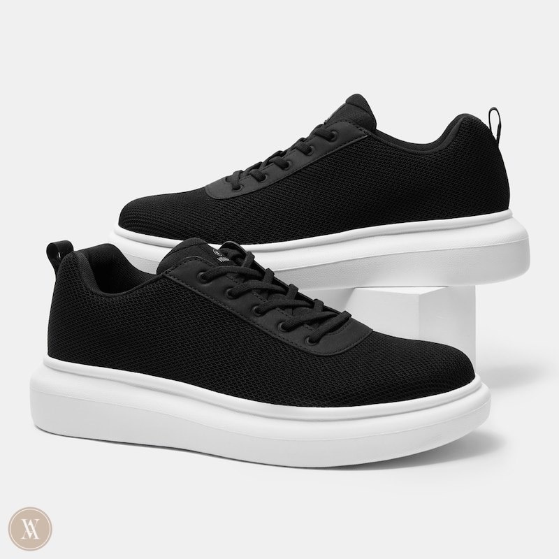 VIVAIA Billy Water-Resistant Sneakers Heren Zwart Wit | MGL-7446