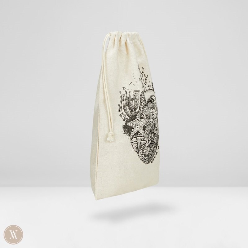 VIVAIA Canva Storage Bag-Ocean Heart Tassen Dames Ocean Heart | EET-6777