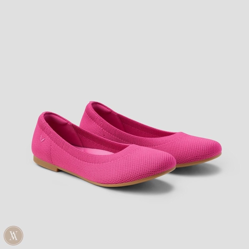 VIVAIA Claire Round-Toe Platte Schoenen Dames Pitaya | GMT-4633