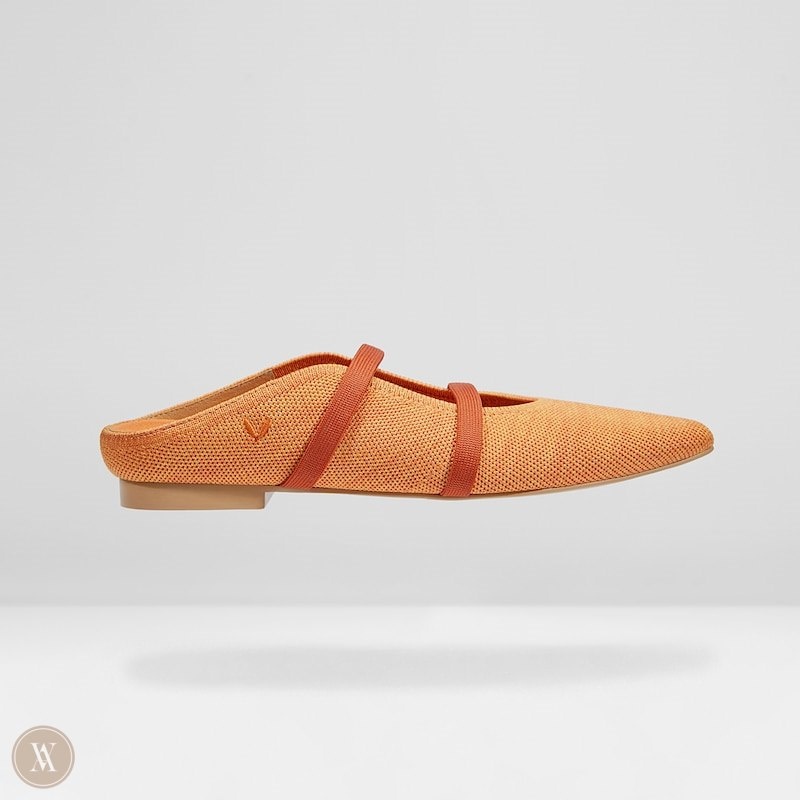 VIVAIA Elle Pointed-Toe Mules Dames Koraal Oranje | MJL-9986