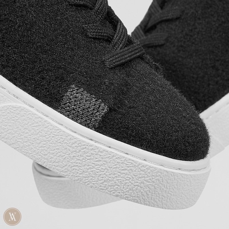 VIVAIA Kama Lace-Up Wool Sneakers Dames Zwart | KTE-7096