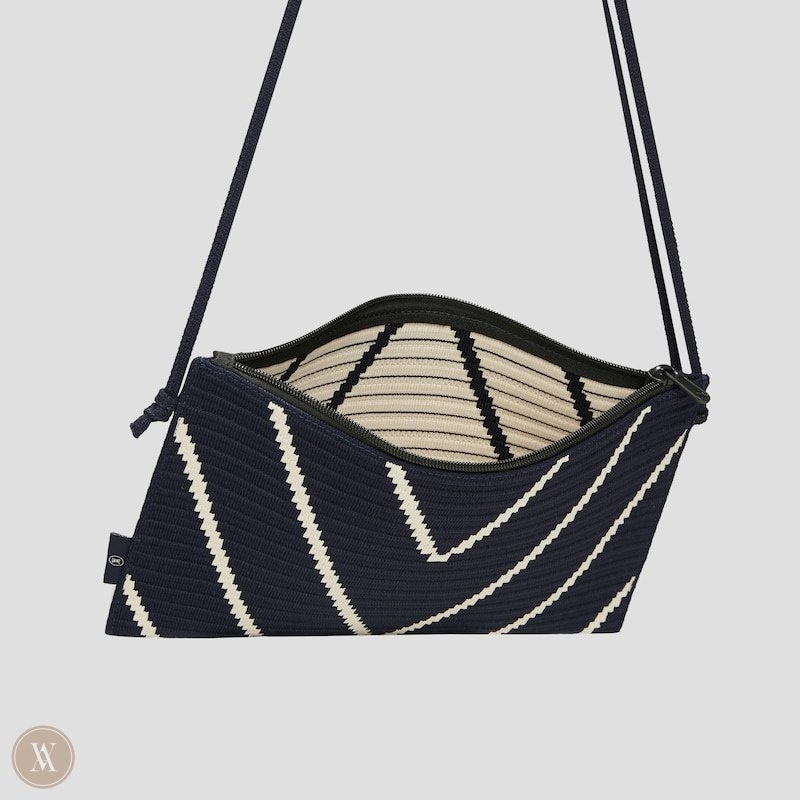 VIVAIA Lucy Tassen Dames Marine - Chevron | FEI-5426