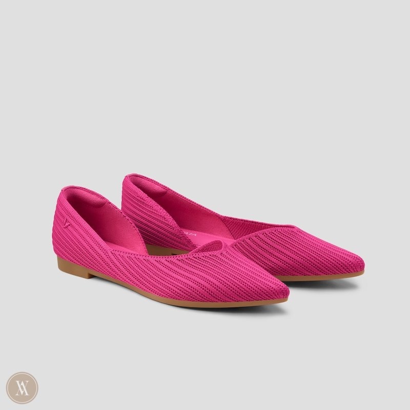 VIVAIA Melia Pointed-Toe Platte Schoenen Dames Pitaya | CKO-5166