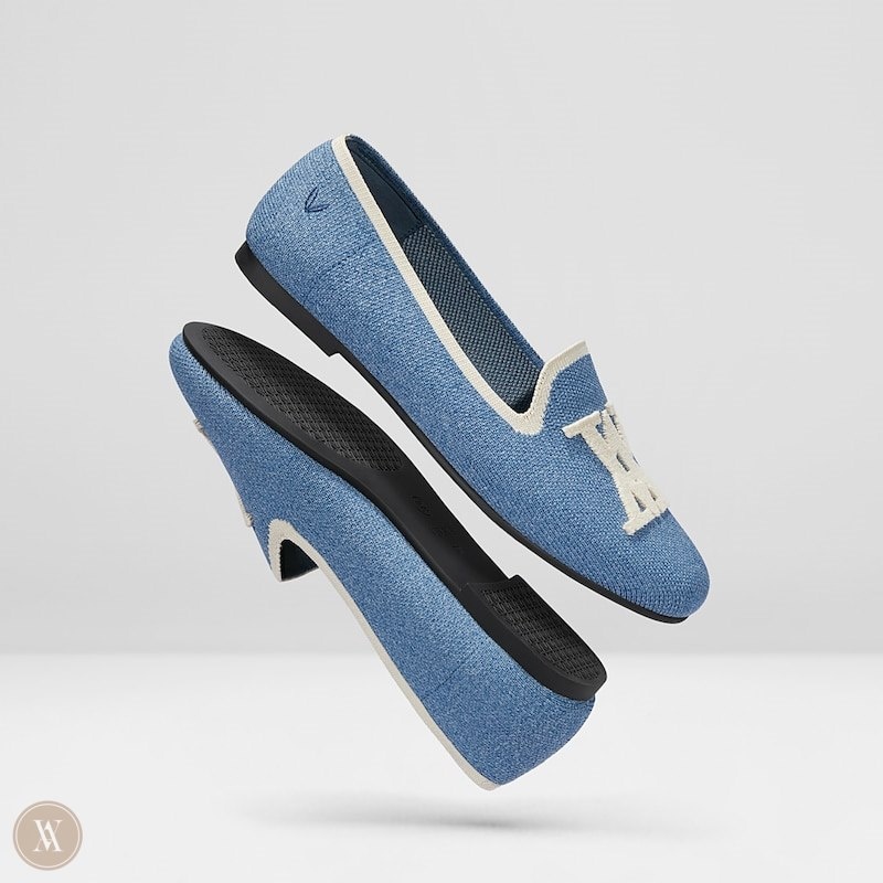 VIVAIA Nadia Round-Toe Loafers Dames Blauw | XOD-4025