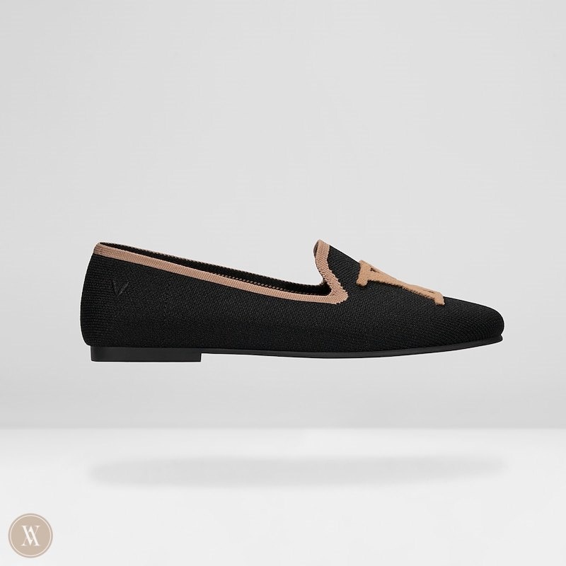 VIVAIA Nadia Round-Toe Loafers Dames Zwart | RAP-8428