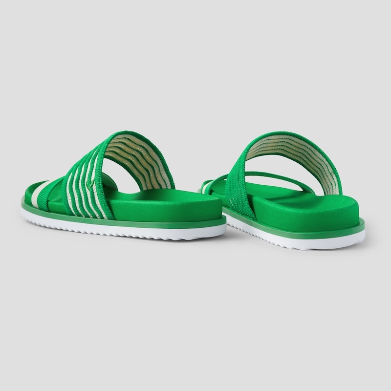 VIVAIA Naina Double Straps Slide Sandalen Dames Groen | ZYL-2850