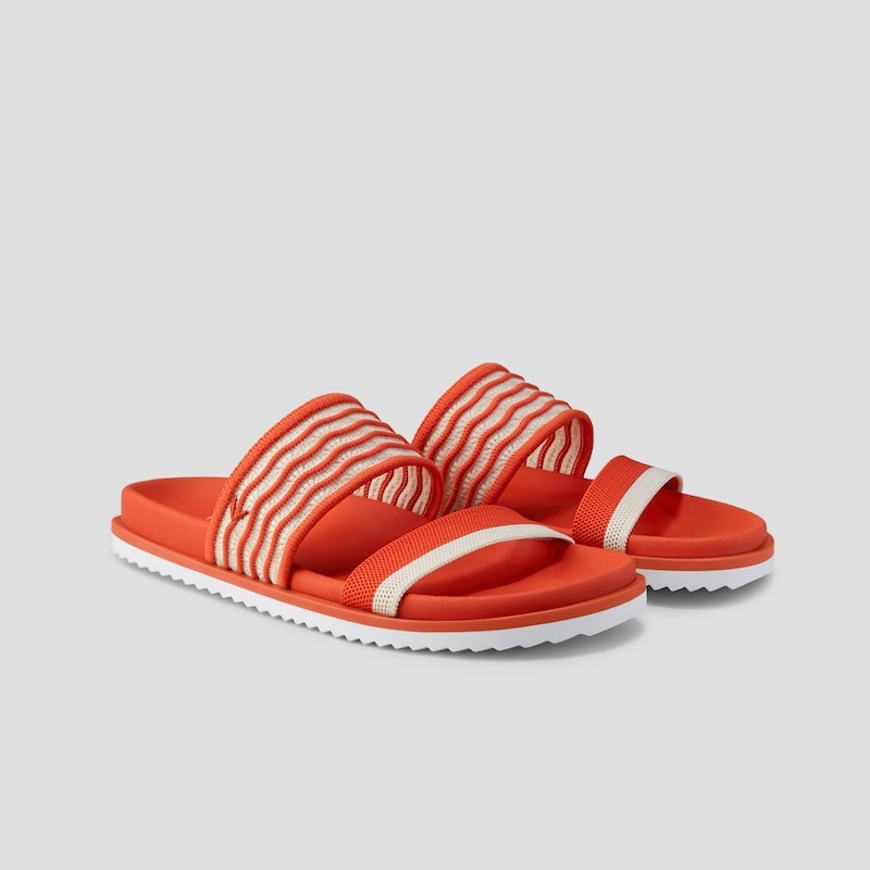 VIVAIA Naina Double Straps Slide Sandalen Dames Oranje | FWW-4287