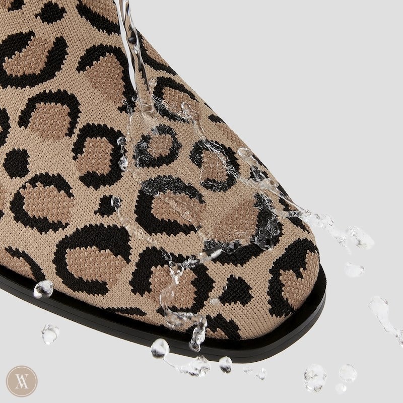 VIVAIA Ryan Water Repellent Chelsea-laars Dames Donkerleopard | NIV-7593