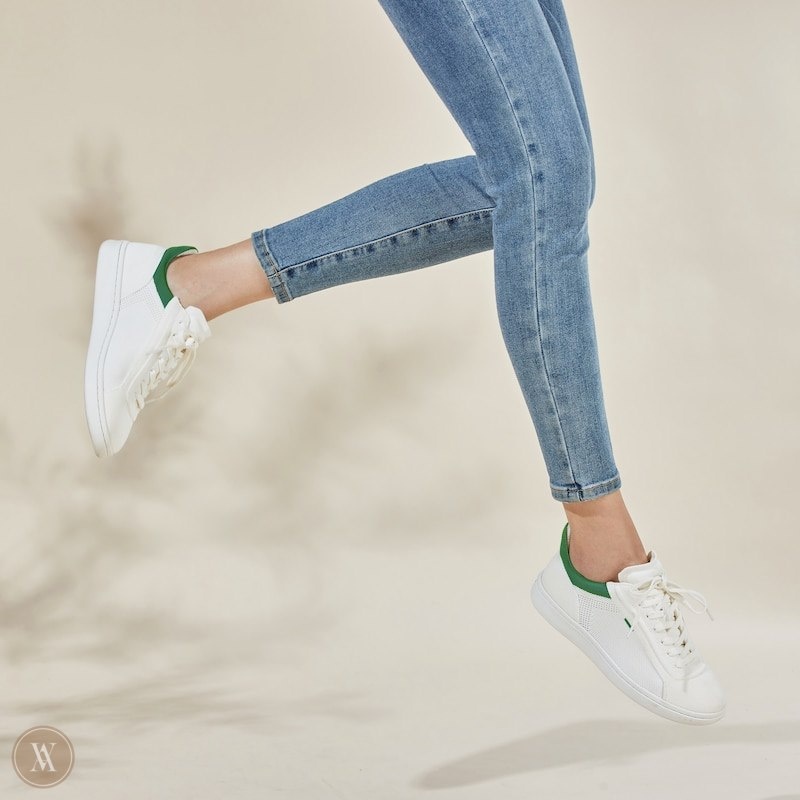 VIVAIA V Prime Casual and Versatile Gender-Neutral Sneakers Dames Wit Groen | SFJ-1212