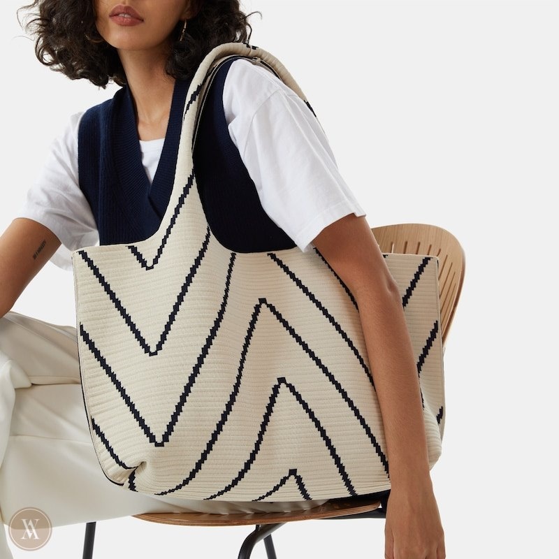 VIVAIA Wallace Tote-Chevron Tassen Dames Chevron | RXM-5328