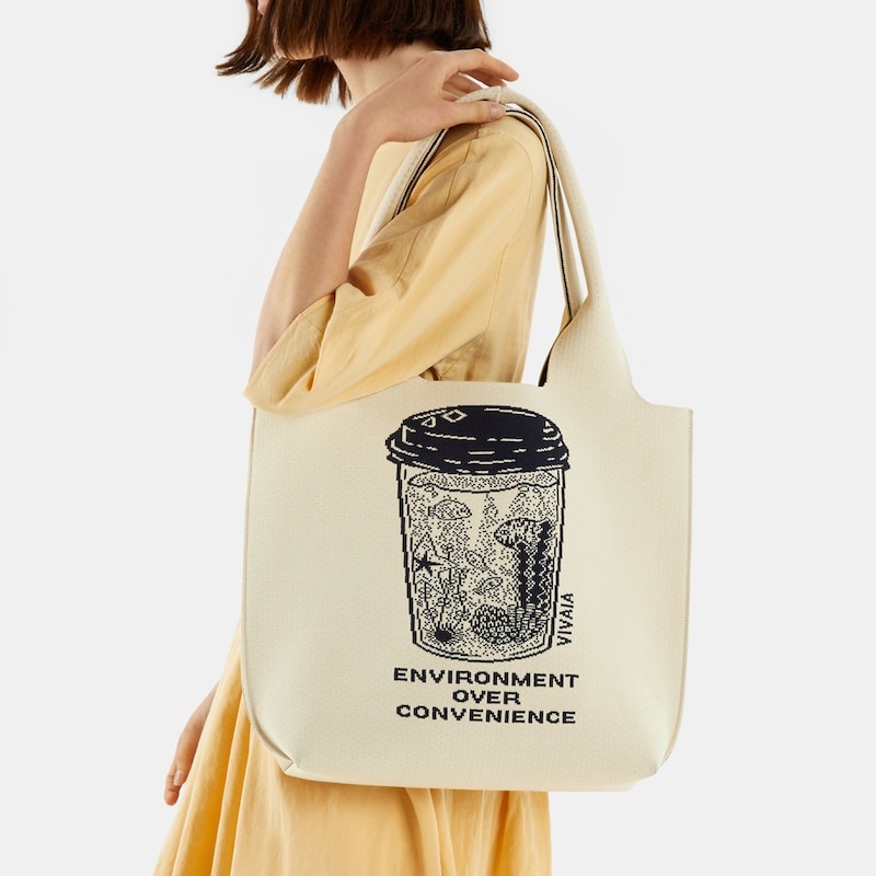 VIVAIA Yoki Tote-Nature Cup Accessoires Dames Nature Cup | PYP-5882