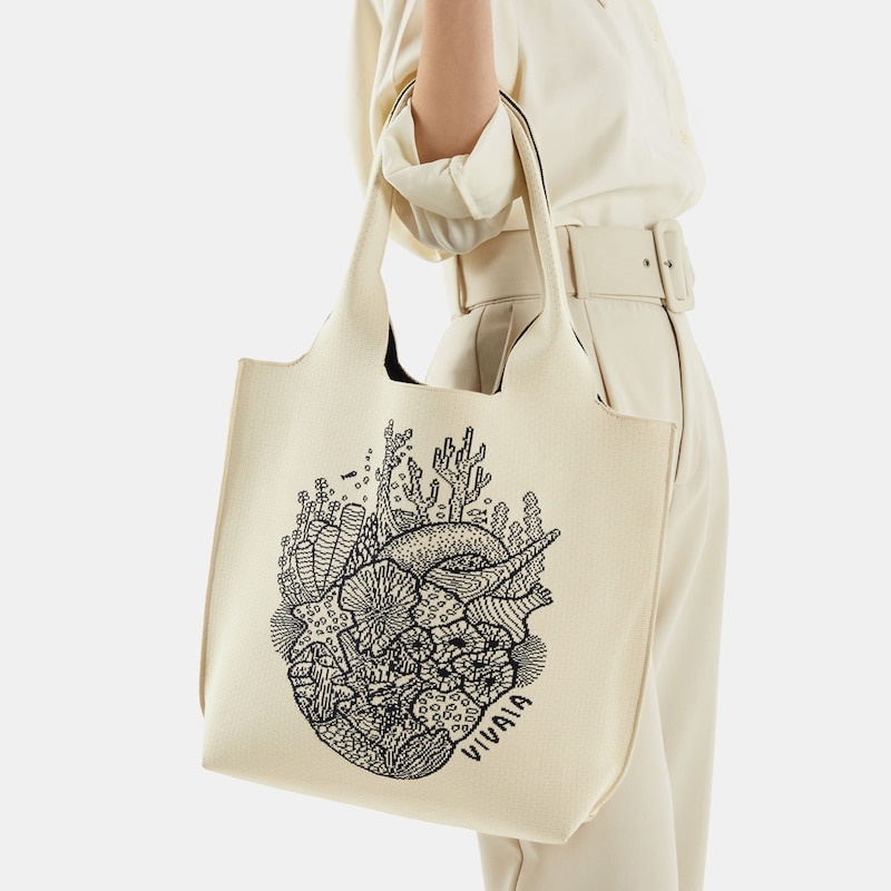 VIVAIA Yoki Tote-Ocean Heart Accessoires Dames Ocean Heart | XHD-1149