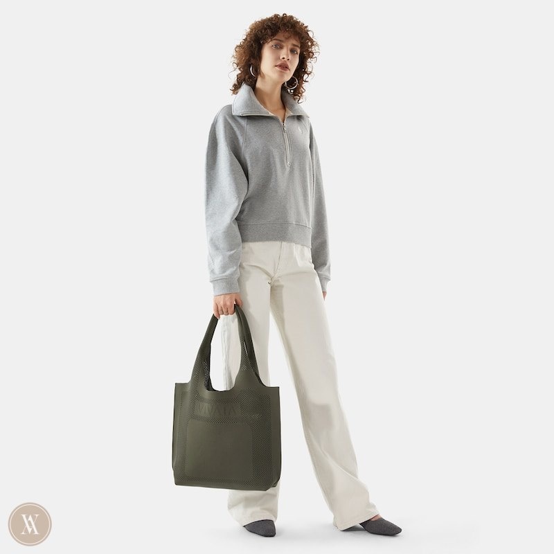 VIVAIA Zahara Tote Tassen Dames Grijs Groen | FJQ-8496