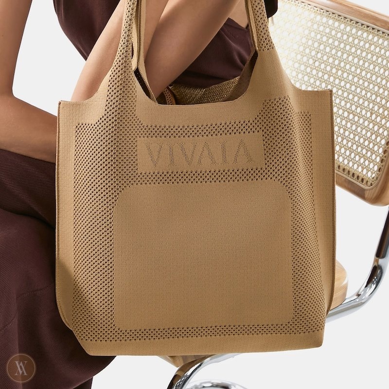 VIVAIA Zahara Tote Tassen Dames Khaki Bruin | MIN-1263